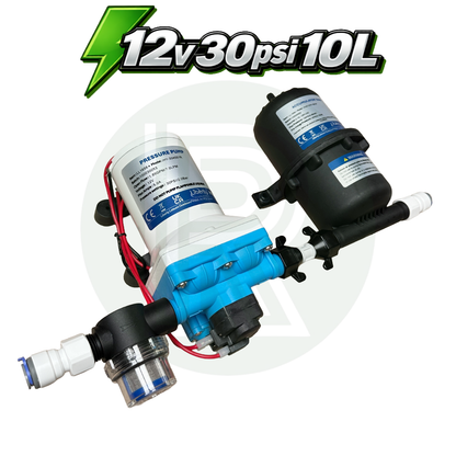 12v DC 30psi 10L Liberty Max Water Pump +  Accumulator + Fittings + Filter