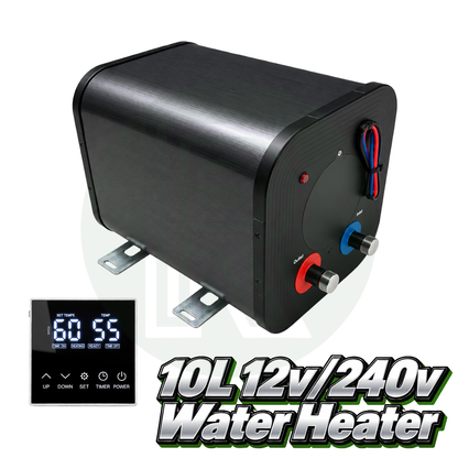 10L 12V & 240V Water Heater with LCD Display