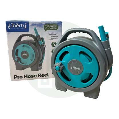 Liberty Leisure Pro Hose Reel 10m Food Safe Water Hose Caravan Motorhome Kit