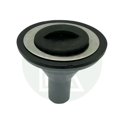 Push Fit Grey Straight Sink Waste Fitting 1.3/4" (45mm) - 3/4" (20mm)