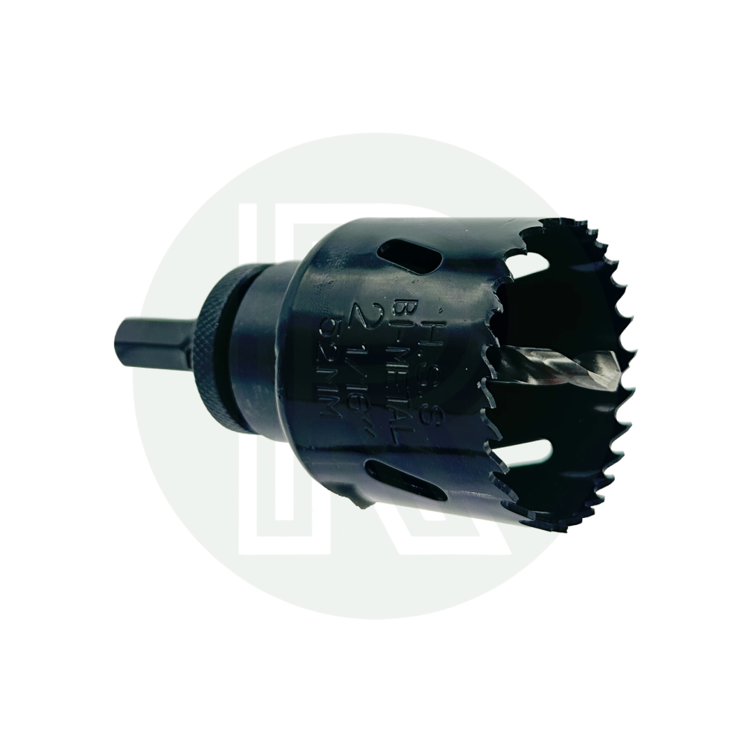 hole saw drill bit for 1 1/4 inch Kwiq tank fitting installation cutting plastic water tanks