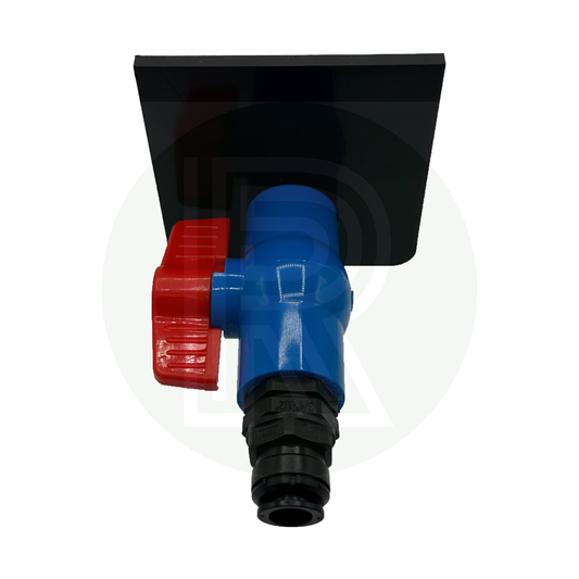 12mm pushfit sill mounted fresh water inlet connection for caravan and motorhome water tanks