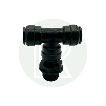 12mm Female Swivel Tee to 1/2" BSPP Male (Parallel) Adaptor