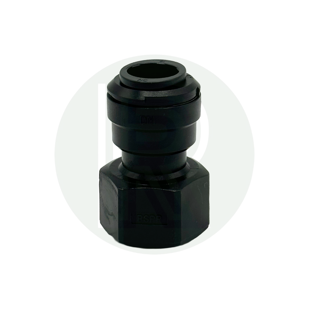 12mm Pushfit Female to 1/2" BSP Female Adaptor