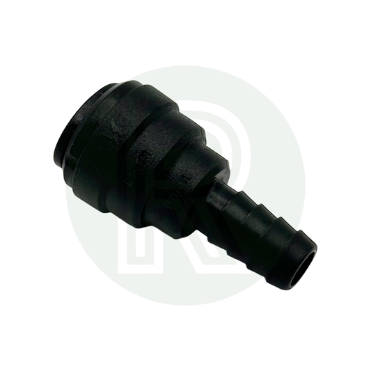 12mm Pushfit Female to 3/8" Male Barb Adaptor