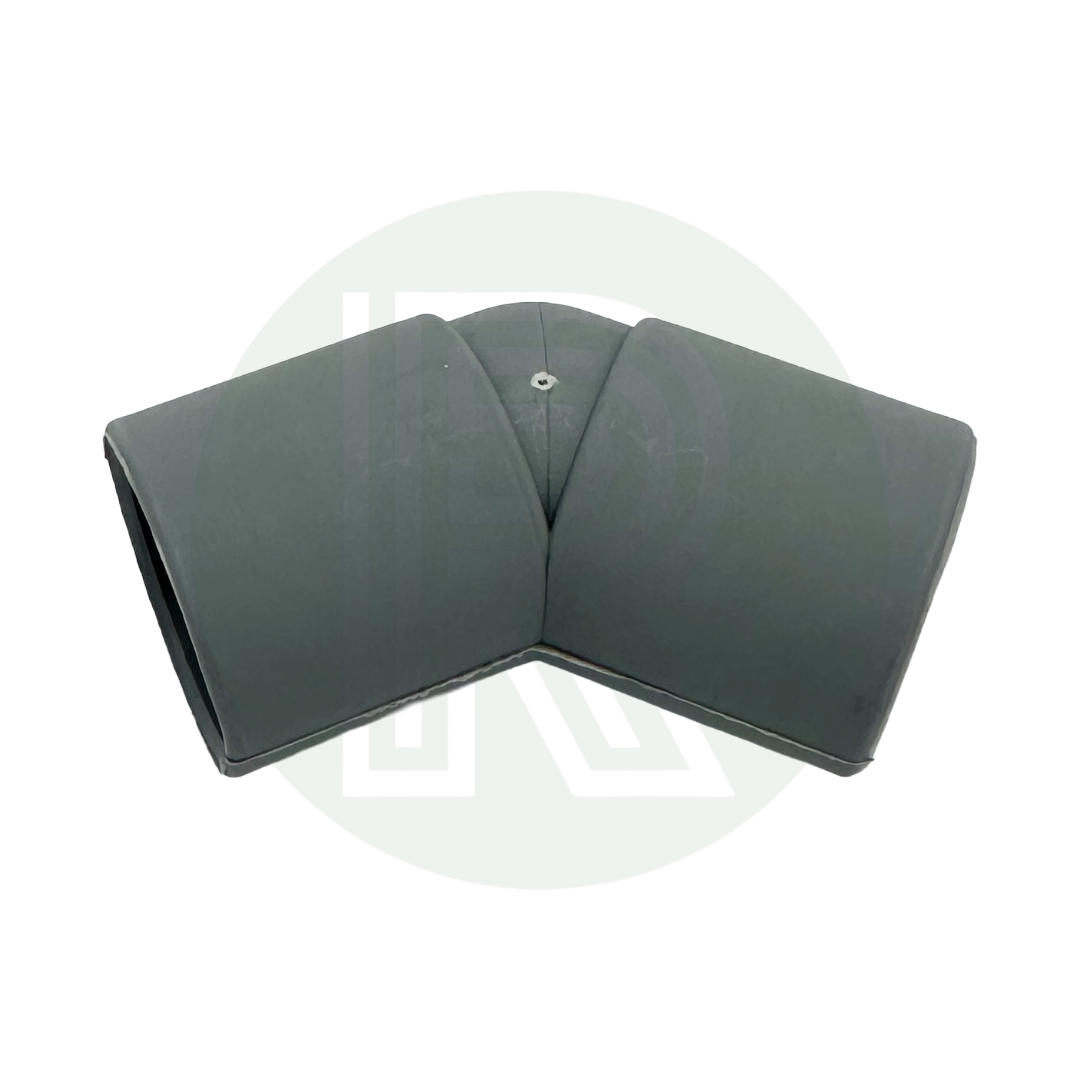 28mm Push Fit Grey 135 Degree Waste Pipe Connector