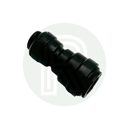 15mm to 12mm Pushfit Adaptor for Bullfinch Outdoor Shower Point - Black