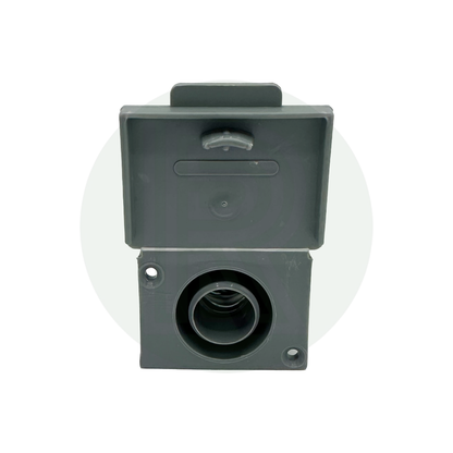 Waste Water Outlet Hose Socket + Flap 3/4" (20mm)