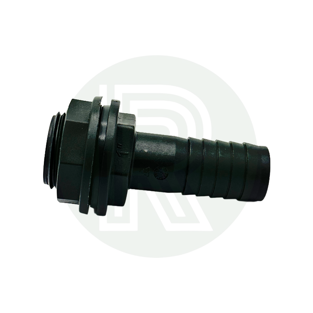 1 inch BSP 25mm hose tail water tank outlet fitting straight connector