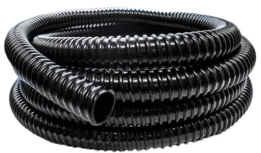 19mm (3/4") Convoluted Waste Pipe Black