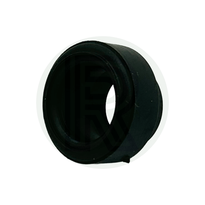 Black 23.5mm rubber waste pipe sealing sleeve for creating a watertight connection between waste hose and outlet fitting