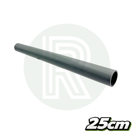 28mm Diameter x 25cm Length of Grey Push Fit Rigid Waste Pipe