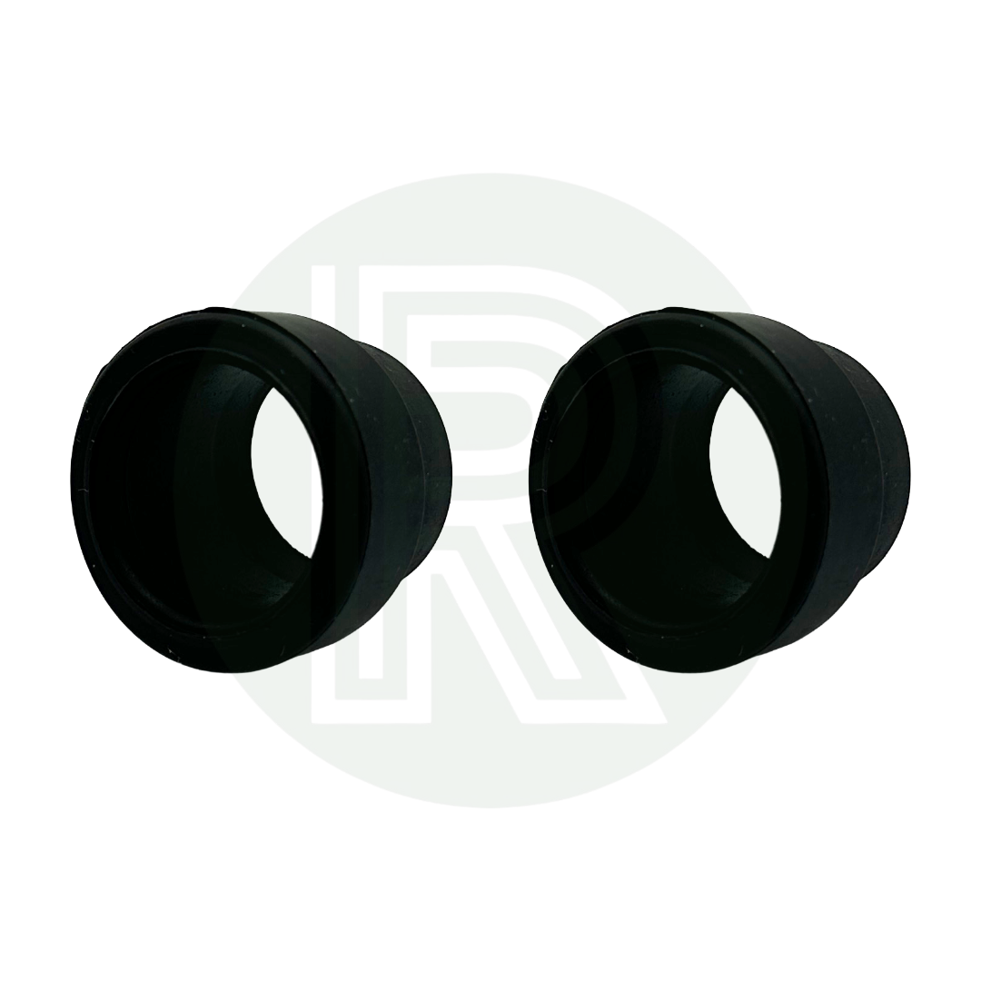 28.5mm rubber sealing sleeves black for connecting convoluted waste pipe to rigid waste fittings in motorhome caravan campervan and marine waste water systems