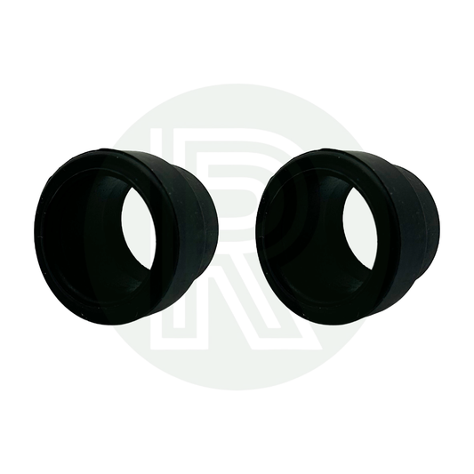 28.5mm rubber sealing sleeves black for connecting convoluted waste pipe to rigid waste fittings in motorhome caravan campervan and marine waste water systems