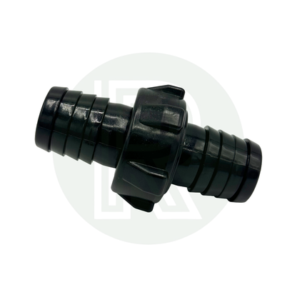 Caravan waste hose connector 28.5mm threaded joiner for secure leak-resistant connection
