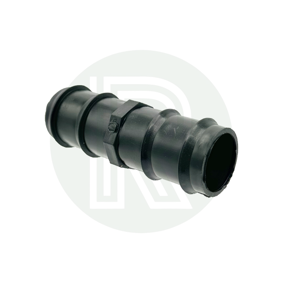 28.5mm Straight Connector – Black