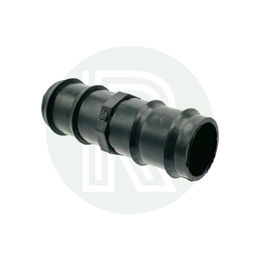 28.5mm Straight Connector – Black