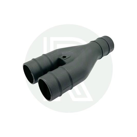 28.5mm Y Piece Connector – Black