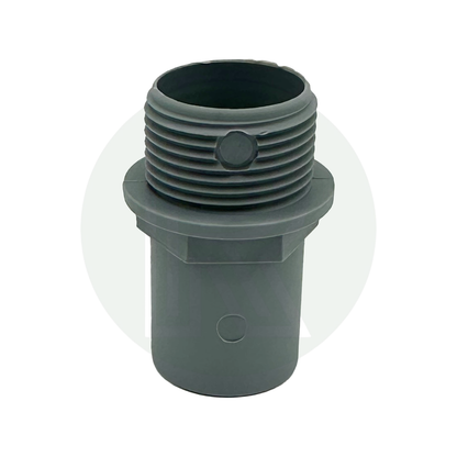 1 inch BSP male to 28mm female waste pipe adaptor for fresh and waste water tank installations