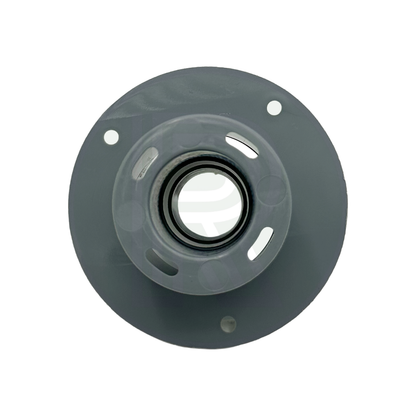 28mm floor mount waste pipe connector with fixing flange for caravan and motorhome grey water systems