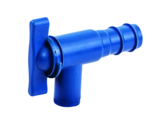 28.5mm Fresh Water Drainage Tap/Outlet Blue