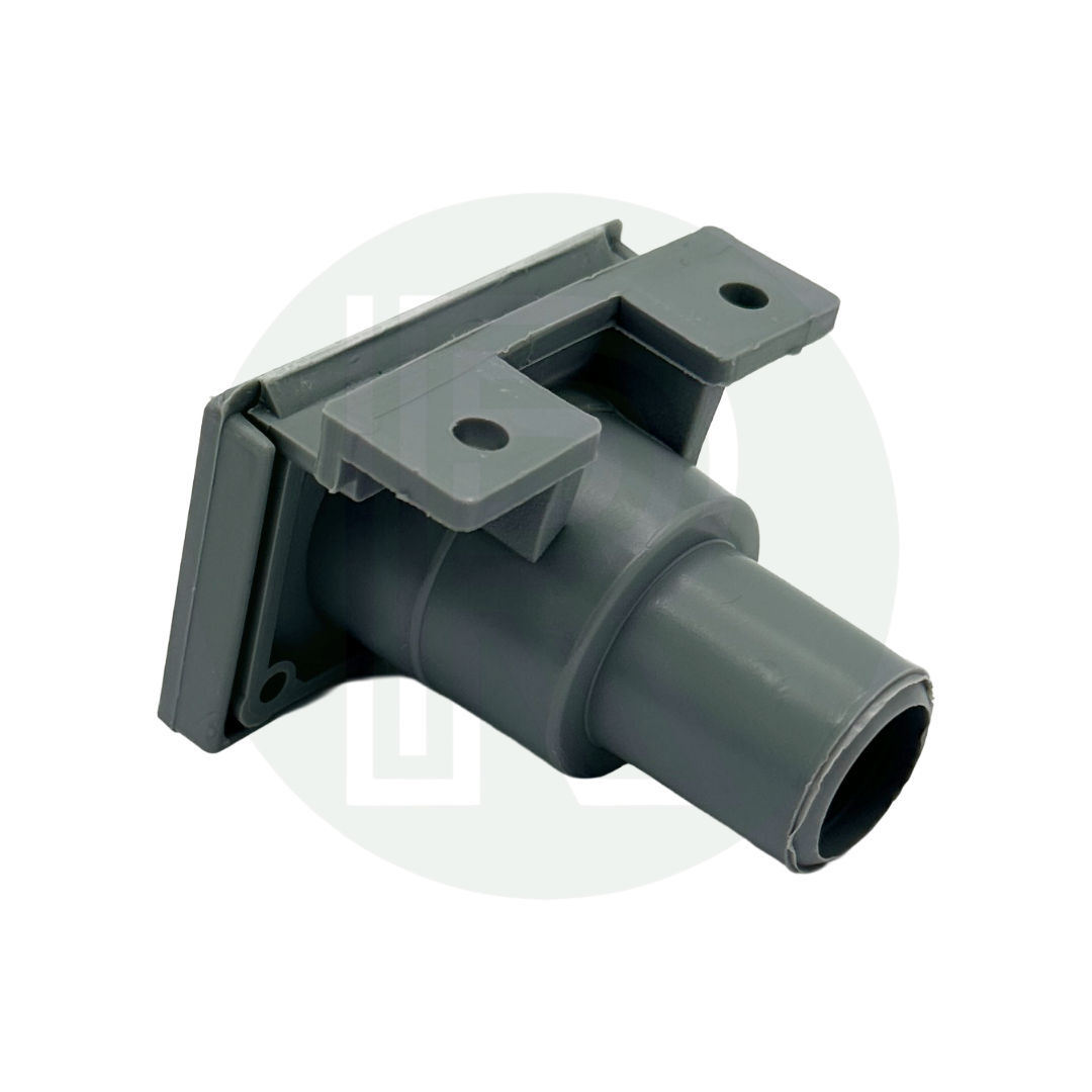 3/4 inch 20mm waste water outlet hose socket with rear hose connection and weatherproof flap