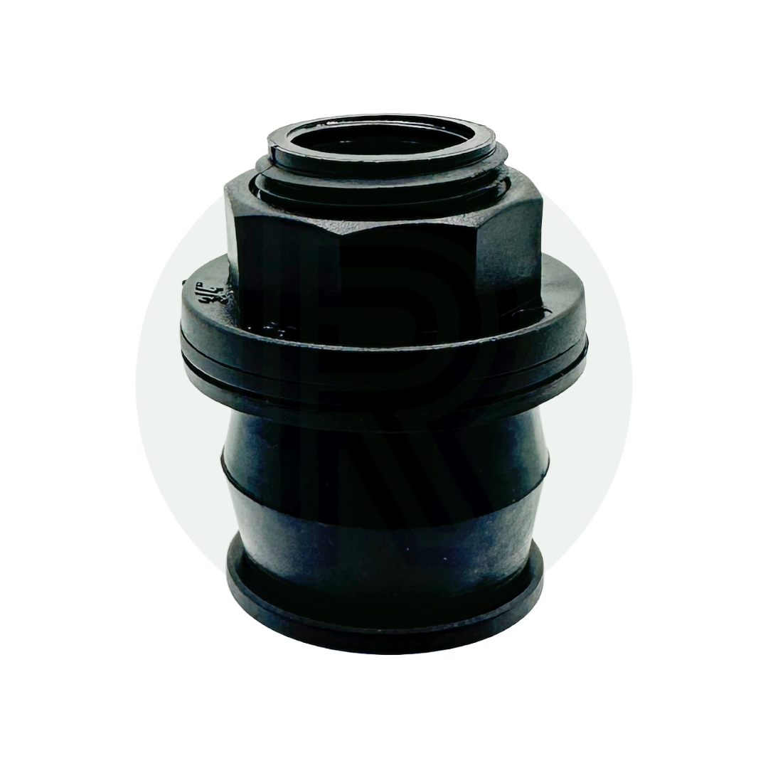 3/4 inch Kwiq bulkhead tank fitting connector black plastic water tank adapter male thread