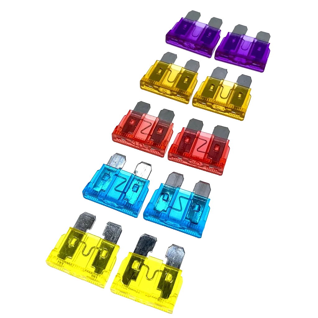 Mixed pack of 12v blade fuses