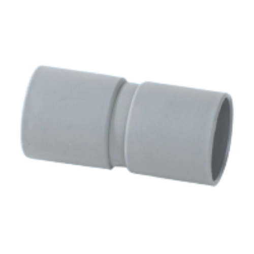 28mm Push Fit Grey Straight Waste Pipe Connector