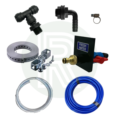 40L Underslung Fresh Water Tank & Back Fill Kit 750mm(L) x 370mm(W) x 160mm(H)
