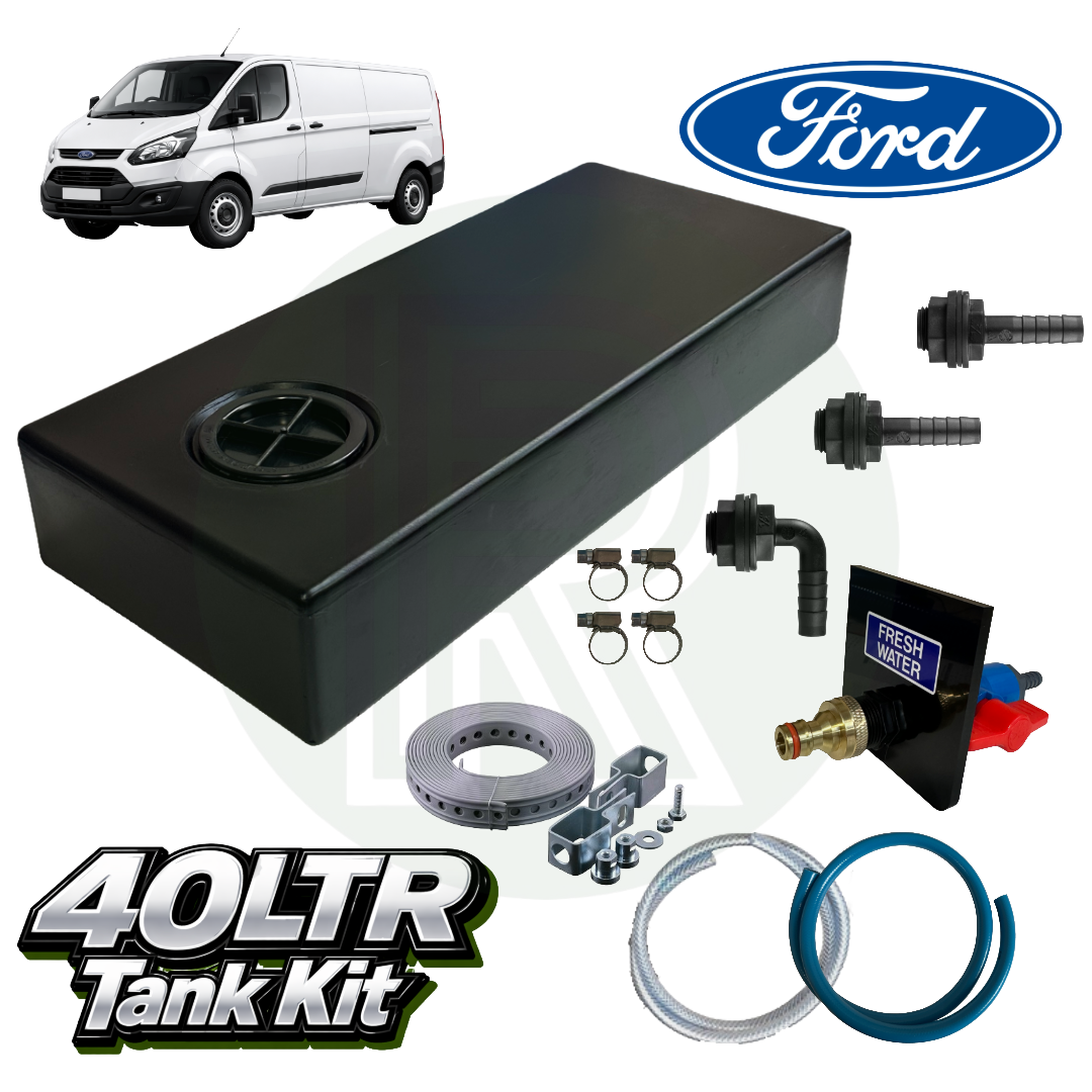 40 Litre Underfloor Fresh Water Tank (Backfill) for Ford Transit Custom (2012–2022)