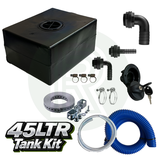 45 Litre Universal Underfloor Fresh Water Tank with Topfill System