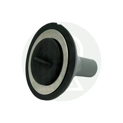 Grey 45mm sink waste fitting with sealing gasket and 20mm outlet for campervan and caravan sinks