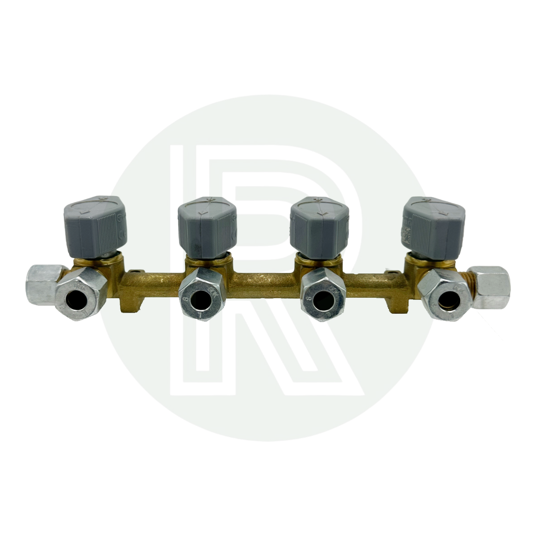 Truma gas manifold four outlet