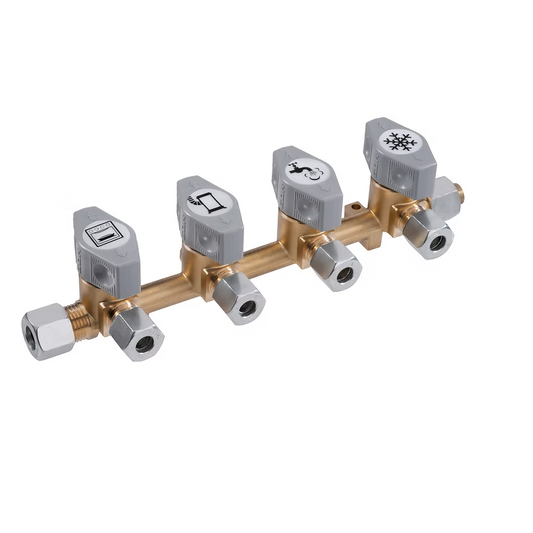 4 way 8mm Truma VK Gas Manifold