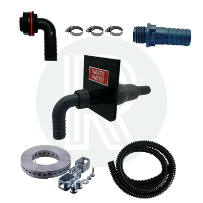 51L Underslung Waste Water Tank & Sill Kit 750mm(L) x 370mm(W) x 160mm(H)