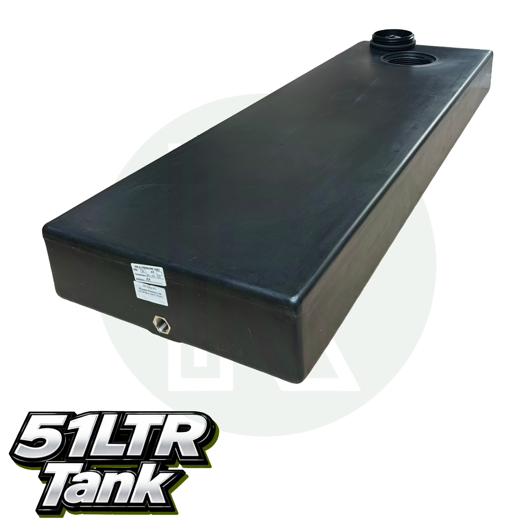 51L Underslung Fresh Water Tank & Topfill Kit 1200mm(L) x 400mm(W) x 120mm(H)