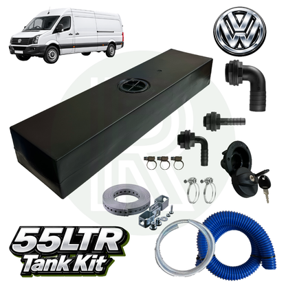 55L Fresh Water Tank Kit (Top Fill) - VW Crafter (2006–2017 RWD)