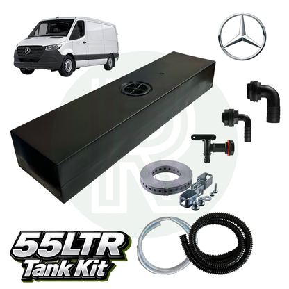 55L Underslung Waste Water Tank Kit – Mercedes Sprinter (RWD, 2006–Present)