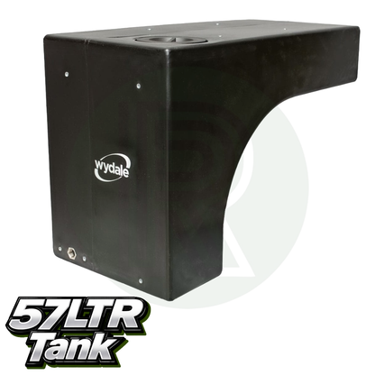 57ltr Black Wheel Arch Water Tank