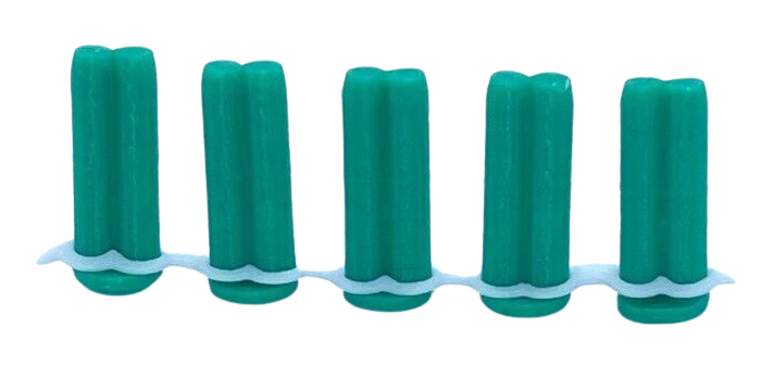 5 x Swift/Reich/Vector - Tap/Shower Green Safety Retaining Plastic Pins