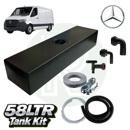 58 Litre Underfloor Waste Water Tank Kit – Mercedes Sprinter RWD (2006–Present)