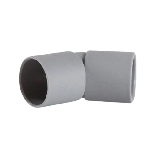 28mm Push Fit Grey 135 Degree Waste Pipe Connector