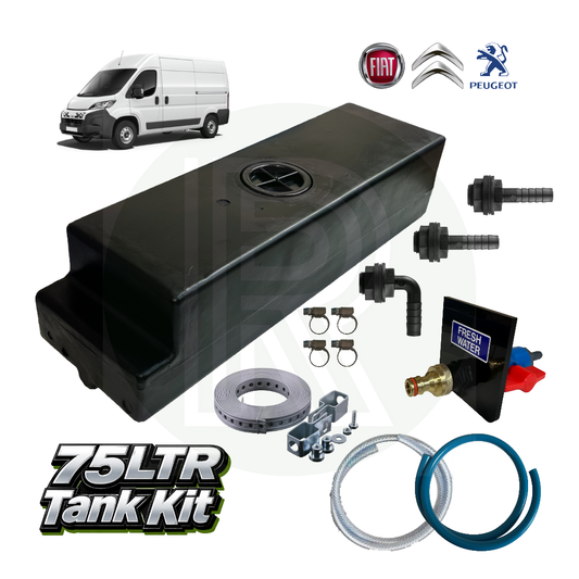75L Underslung Fresh Water Tank & Backfill Kit – Ducato Relay Boxer  06–26