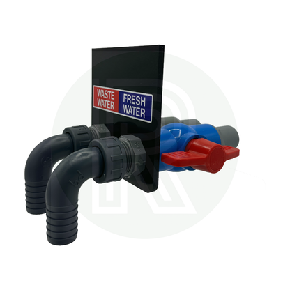 Sill Mounted Double Drain For Autotrail V-Line