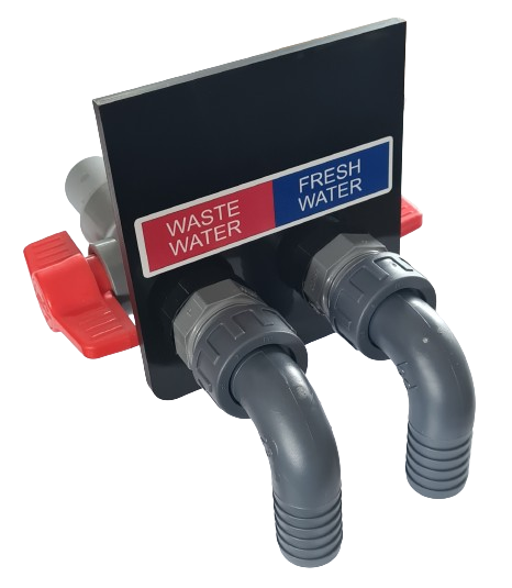 Sill Mounted Double Drain For Autotrail V-Line