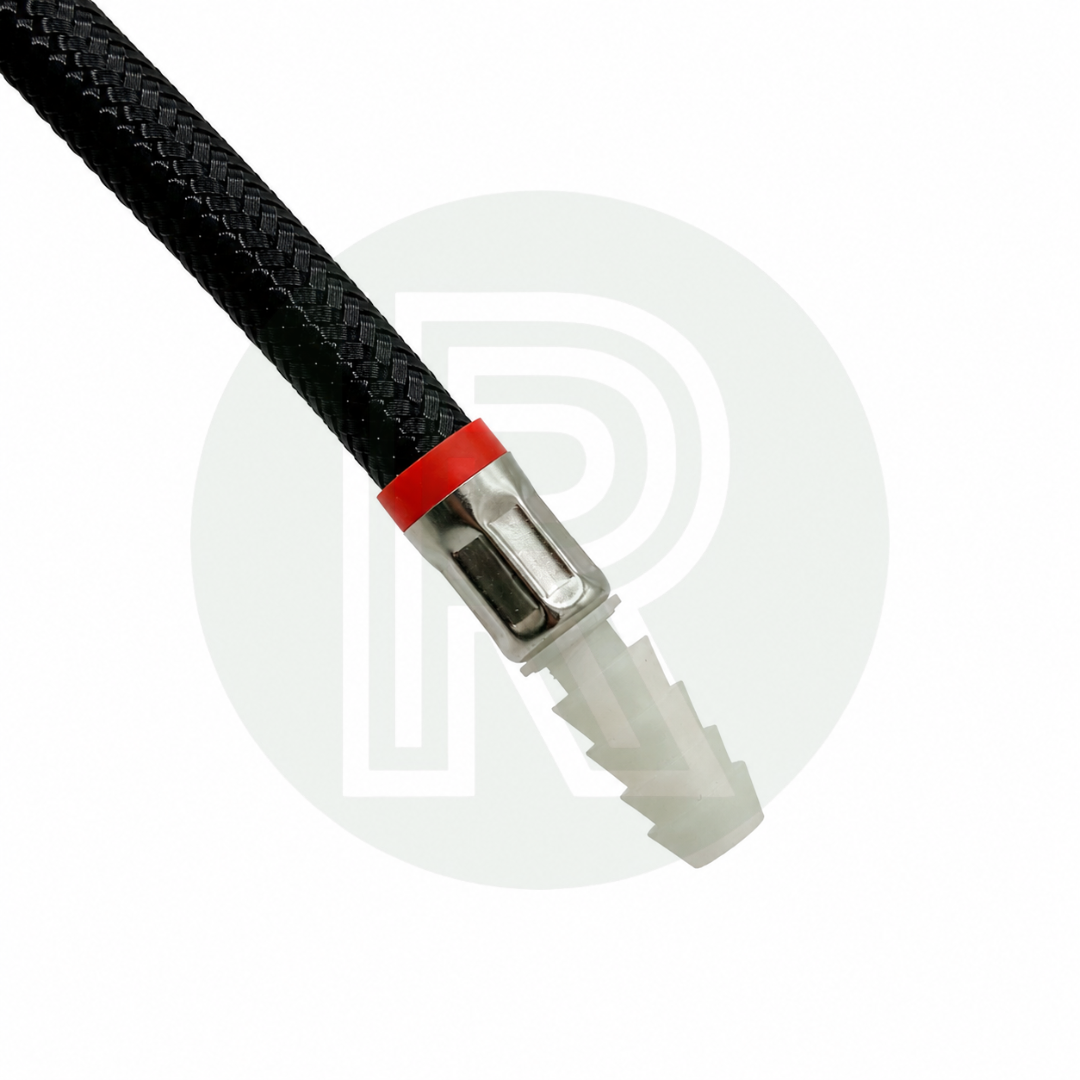 Comet Tap Hose - Barbed - 300mm - Black/Red