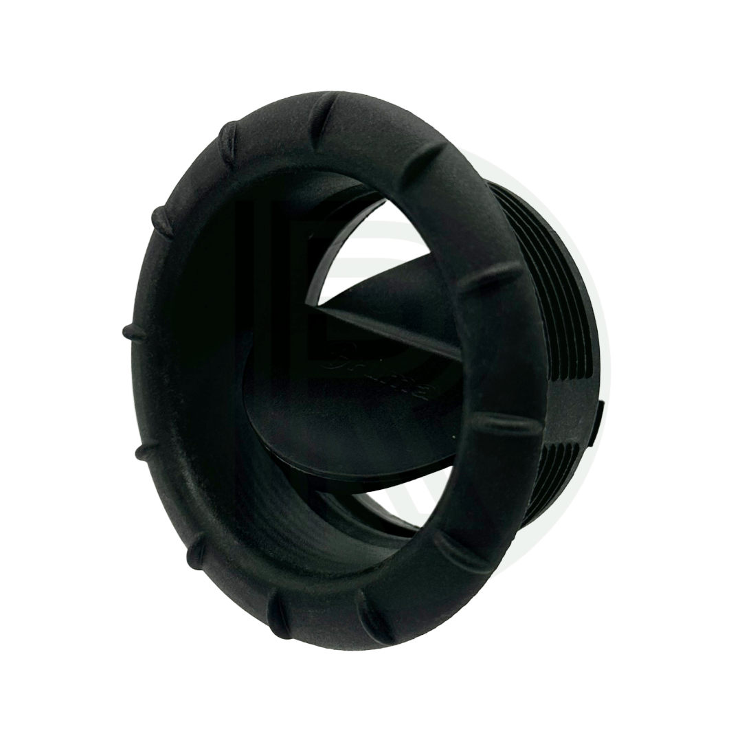 Truma 65mm black air vent outlet low profile butterfly heating vent