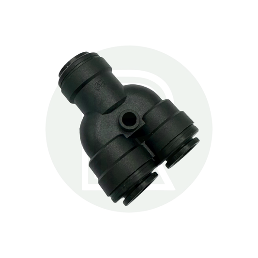 John Guest Speedfit 12mm Inline Y Piece Connector (Black)