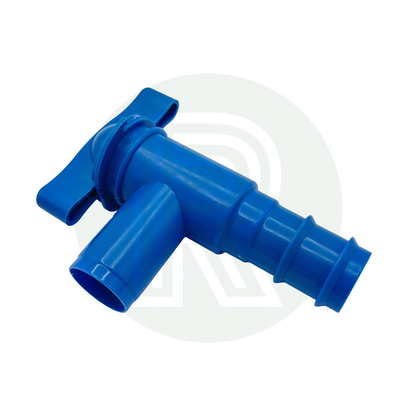 28.5mm Fresh Water Drainage Tap/Outlet Blue